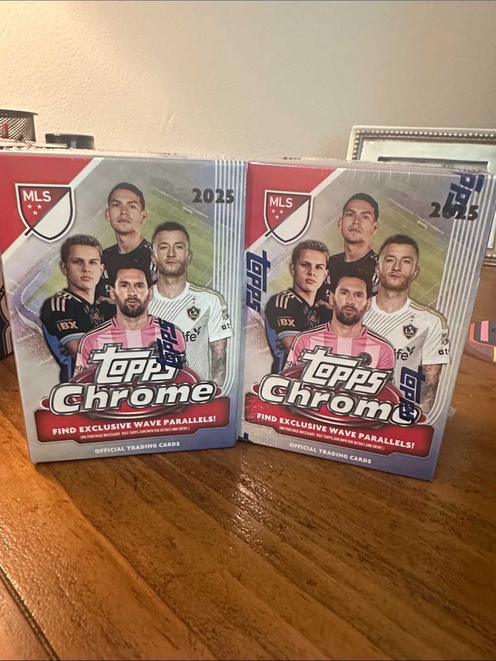Topps Chrome MLS 2025 Soccer - Lot of 2 (Sealed)